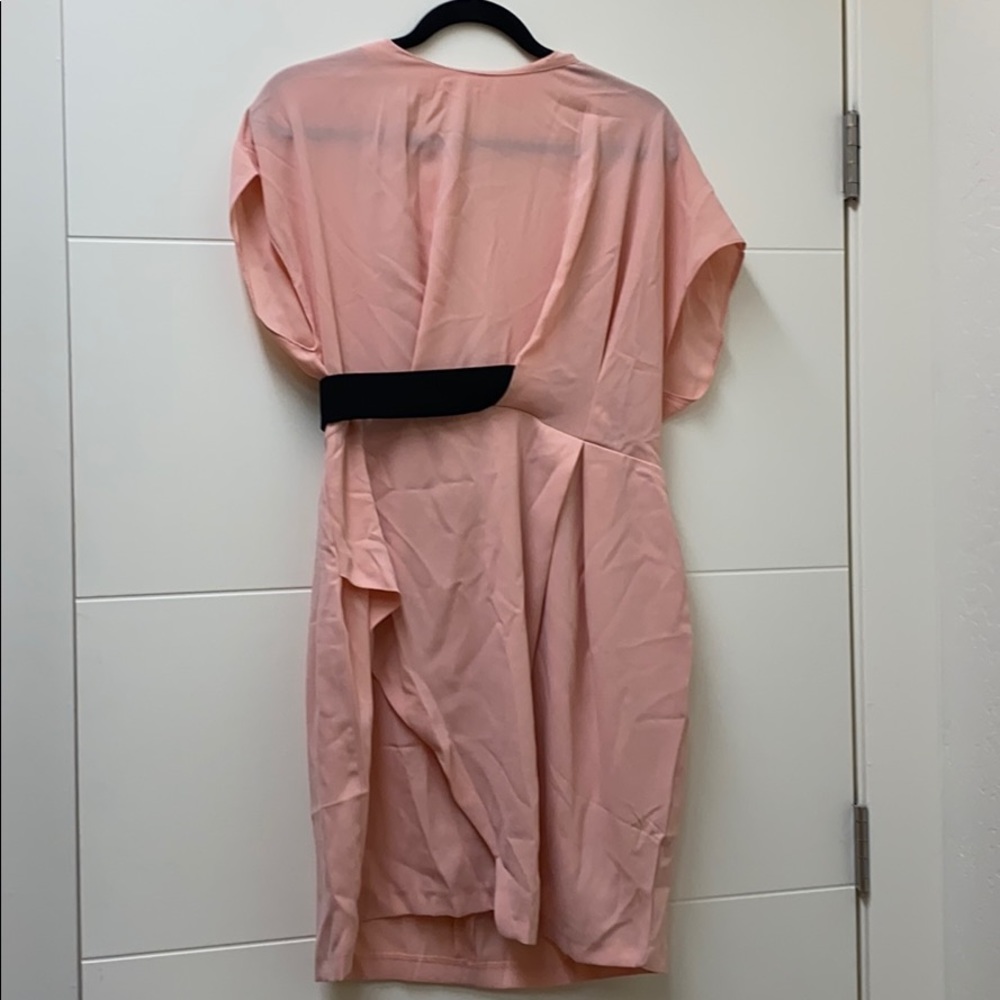 Pink mini dress